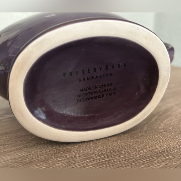 Pottery Barn Sausilito 14oz Plum Gravy Boat - Picture 10 of 10